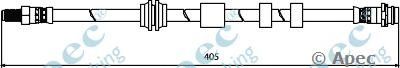 APEC BRAKING hos3926 -  Тормозной шланг